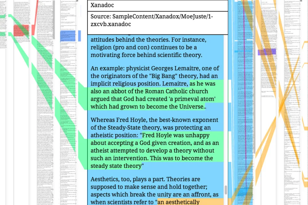 Ted Nelson Transclusions